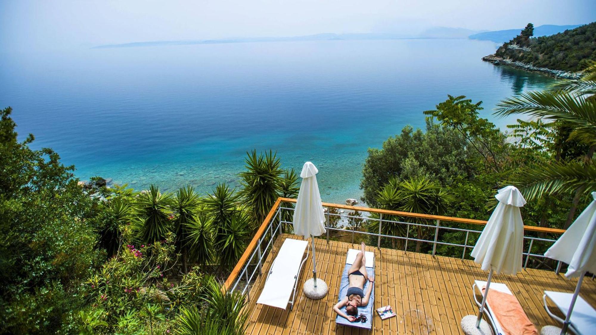 דירה Penelope's Blue Sea Front Residenses *